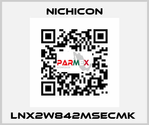 LNX2W842MSECMK  NICHICON