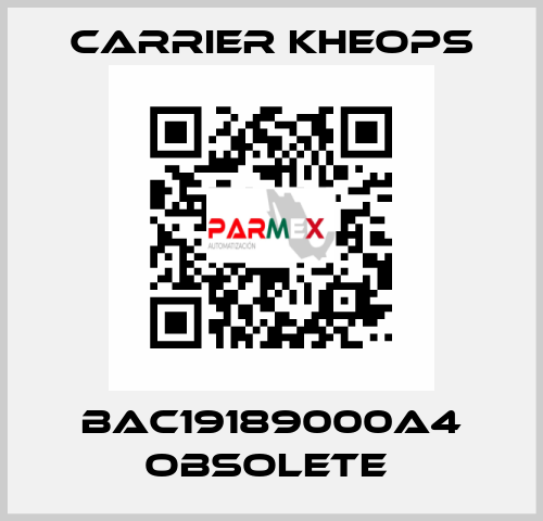 BAC19189000A4 obsolete  Carrier Kheops