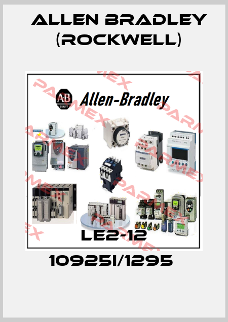 LE2-12 10925I/1295  Allen Bradley (Rockwell)