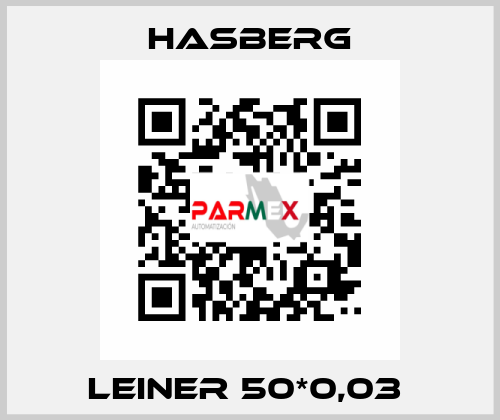 LEINER 50*0,03  Hasberg