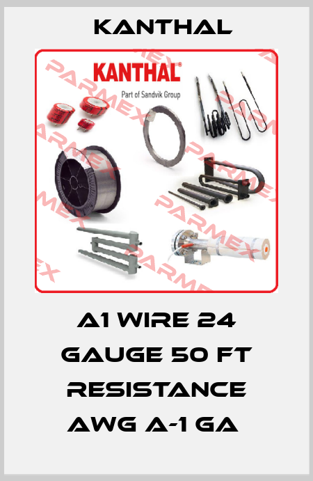 A1 wire 24 Gauge 50 Ft Resistance AWG A-1 ga  Kanthal