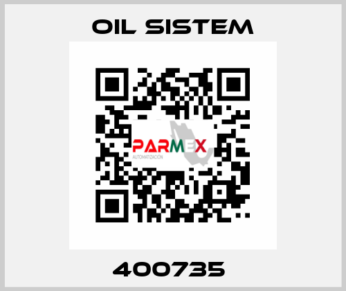 400735  Oil Sistem