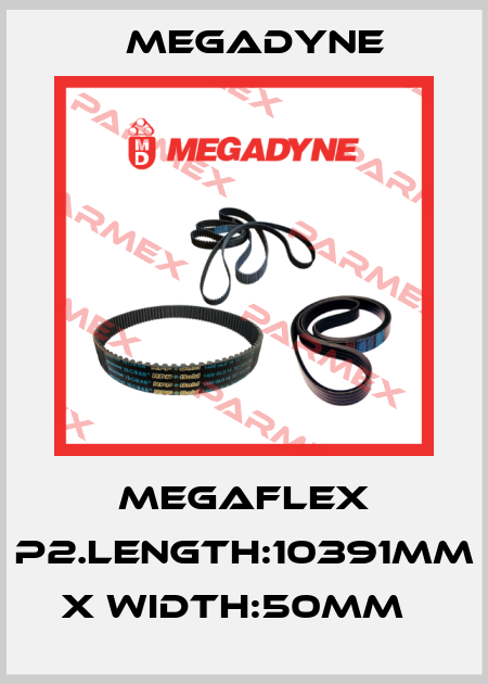 megaflex P2.length:10391mm x width:50mm   Megadyne