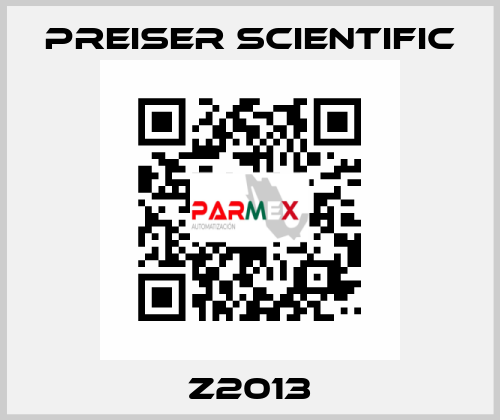 Z2013 Preiser Scientific