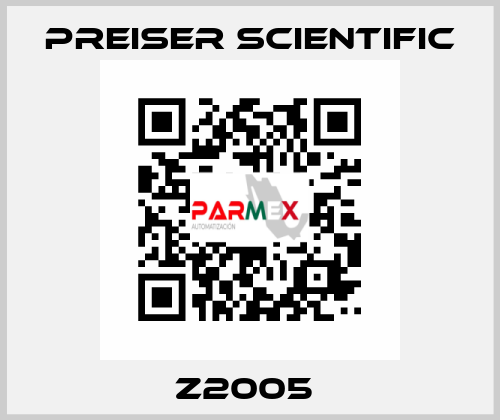 Z2005  Preiser Scientific