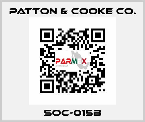 SOC-015B Patton & Cooke Co.