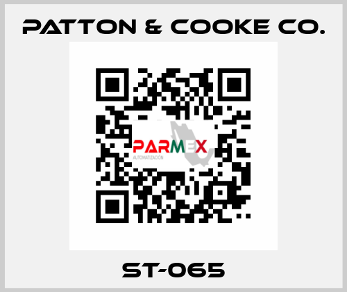 ST-065 Patton & Cooke Co.