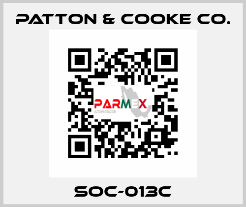 SOC-013C Patton & Cooke Co.