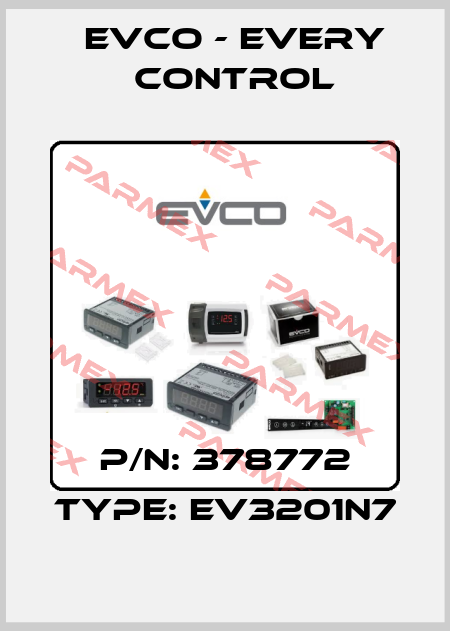 P/N: 378772 Type: EV3201N7 EVCO - Every Control