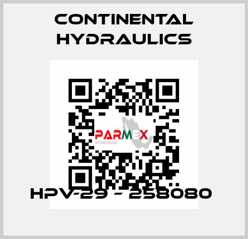 HPV-29 – 258080  Continental Hydraulics