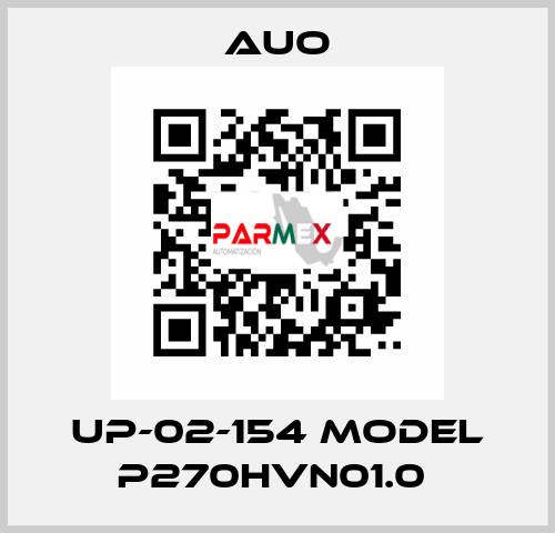 UP-02-154 Model P270HVN01.0  AUO