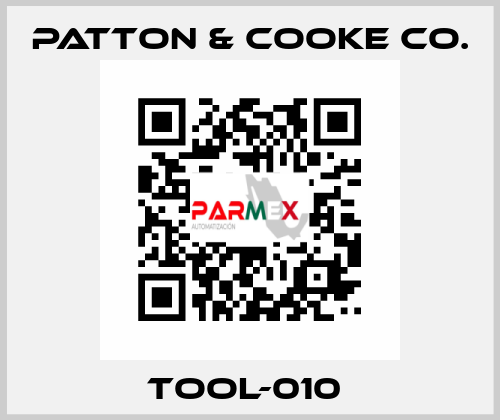 TOOL-010  Patton & Cooke Co.