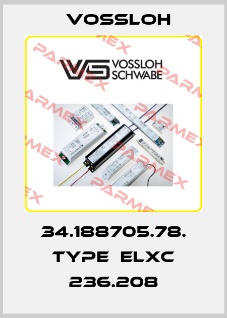 34.188705.78. Type  ELXc 236.208 Vossloh