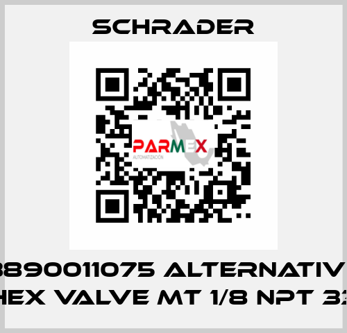 3890011075 alternative HEX VALVE MT 1/8 NPT 33 Schrader