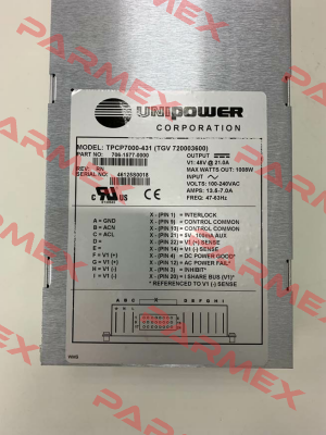 TPCP7000431 Unipower