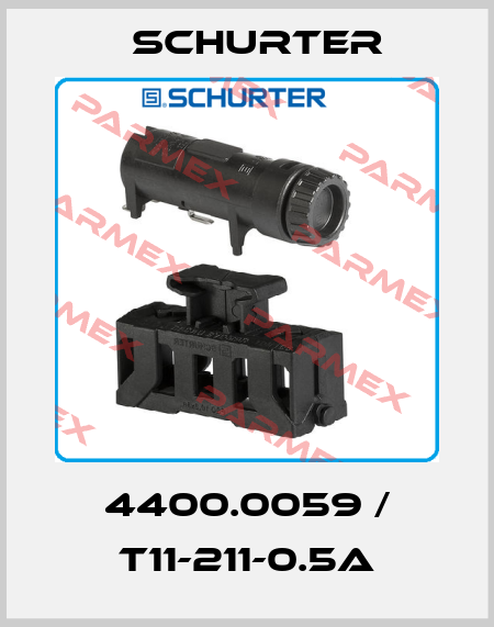 4400.0059 / T11-211-0.5A Schurter