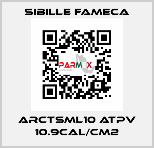 ARCTSML10 ATPV 10.9CAL/CM2 Sibille Fameca