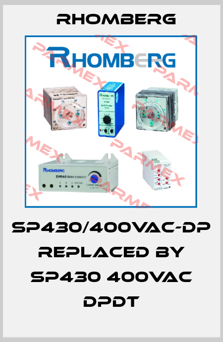SP430/400VAC-DP REPLACED BY SP430 400VAC DPDT Rhomberg