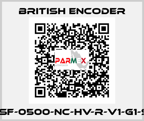 15T-03-SF-0500-NC-HV-R-V1-G1-ST-IP50 British Encoder