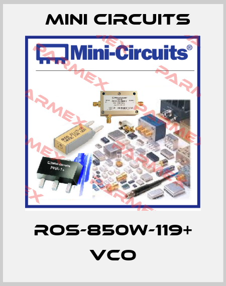 ROS-850W-119+ VCO Mini Circuits