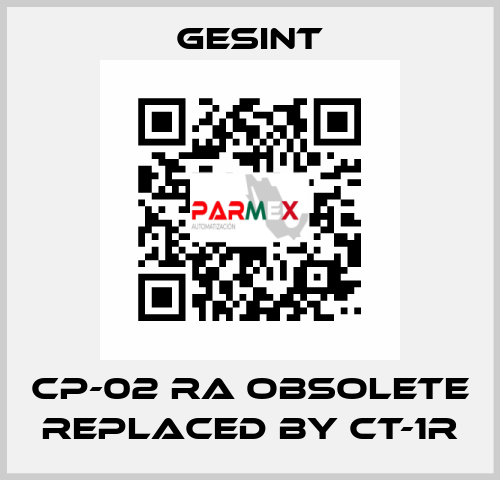 CP-02 RA obsolete replaced by CT-1R Gesint