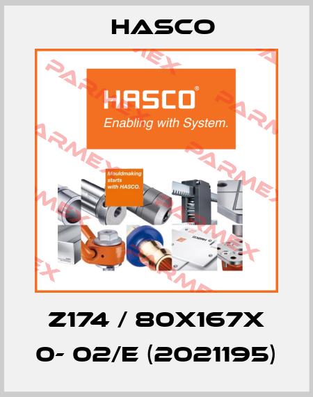 Z174 / 80x167x 0- 02/E (2021195) Hasco