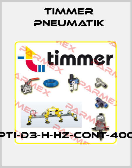 PTI-D3-H-HZ-Cont-400 Timmer Pneumatik