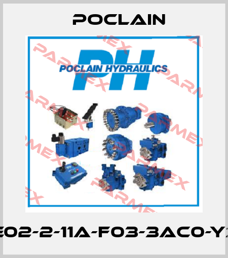 MSE02-2-11A-F03-3AC0-Y3FM Poclain
