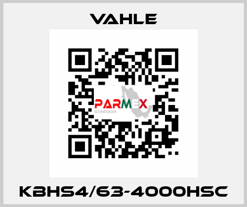 KBHS4/63-4000HSC Vahle