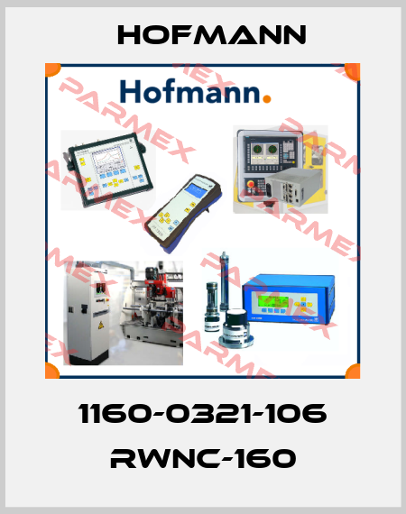1160-0321-106 RWNC-160 Hofmann