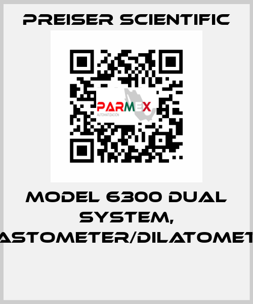 Model 6300 Dual System, Plastometer/Dilatometer  Preiser Scientific