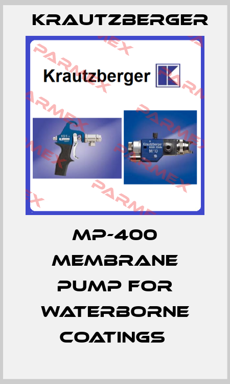 MP-400 MEMBRANE PUMP FOR WATERBORNE COATINGS  Krautzberger