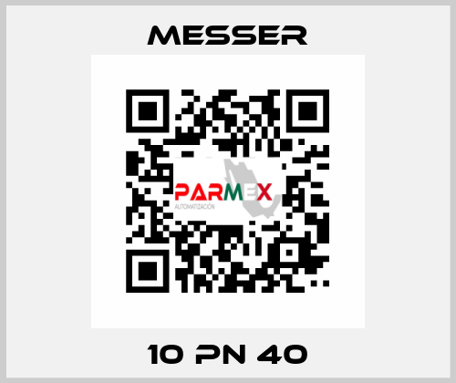 10 PN 40 Messer