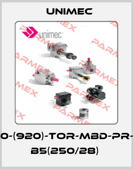 MTP559-1/10-450-(920)-TOR-MBD-PR-PE-MEC-100/112- B5(250/28)  Unimec