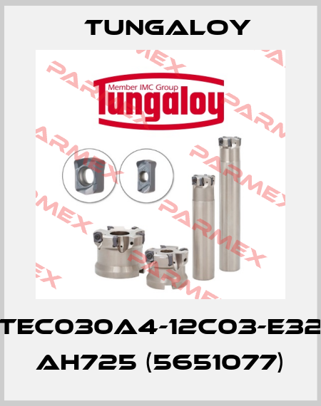 TEC030A4-12C03-E32 AH725 (5651077) Tungaloy