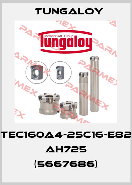 TEC160A4-25C16-E82 AH725 (5667686) Tungaloy