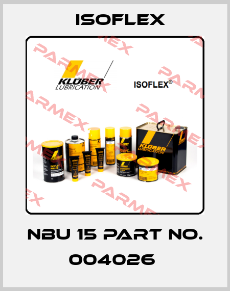NBU 15 part no. 004026  Isoflex