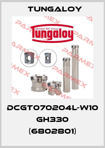 DCGT070204L-W10 GH330 (6802801) Tungaloy