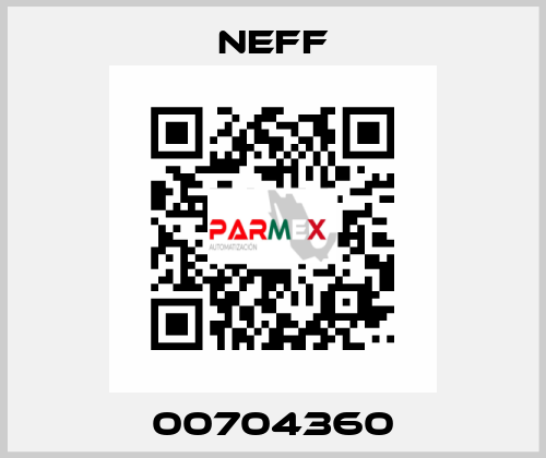 00704360 Neff