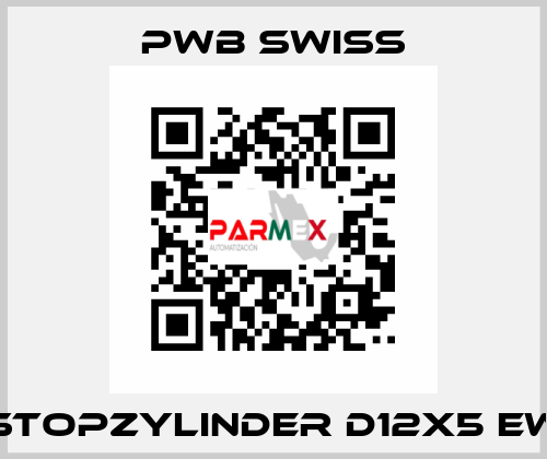 Stopzylinder D12x5 EW PWB Swiss