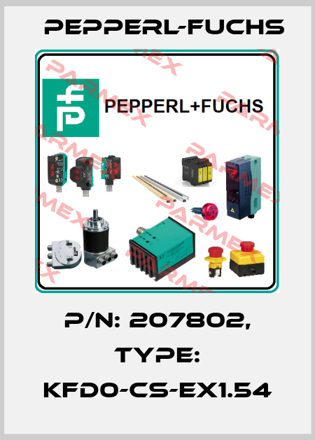 p/n: 207802, Type: KFD0-CS-EX1.54 Pepperl-Fuchs