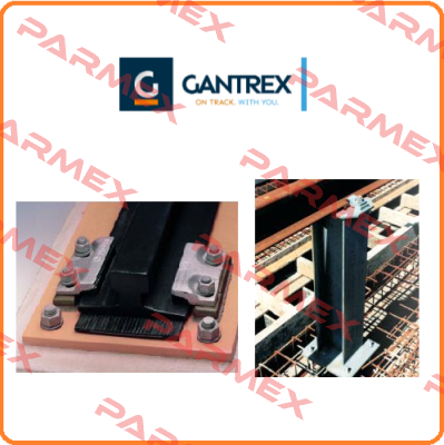 Grips for rail 864m according to Gantrex requirements Gantrex