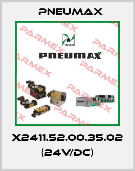 X2411.52.00.35.02 (24V/DC) Pneumax