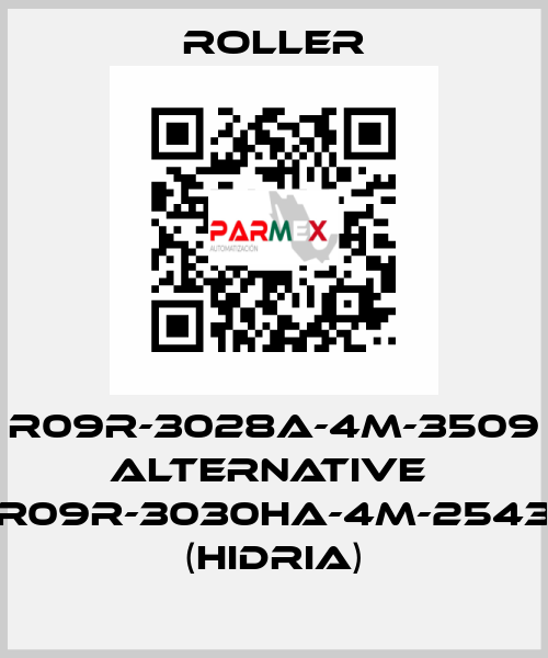 R09R-3028A-4M-3509 alternative  R09R-3030HA-4M-2543 (Hidria) Roller