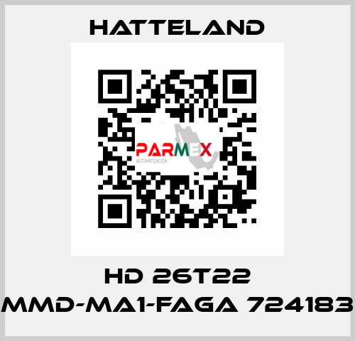 HD 26T22 MMD-MA1-FAGA 724183 HATTELAND