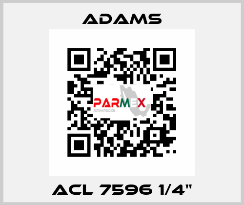 ACL 7596 1/4" ADAMS