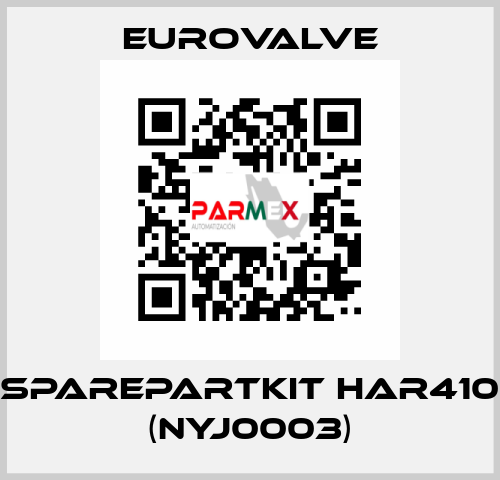 Sparepartkit HAR410 (NYJ0003) Eurovalve