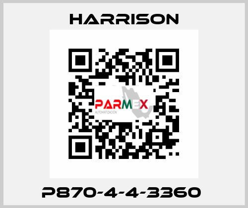 P870-4-4-3360  Harrison