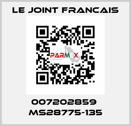 007202859  MS28775-135 LE JOINT FRANCAIS