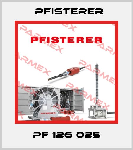 PF 126 025 Pfisterer